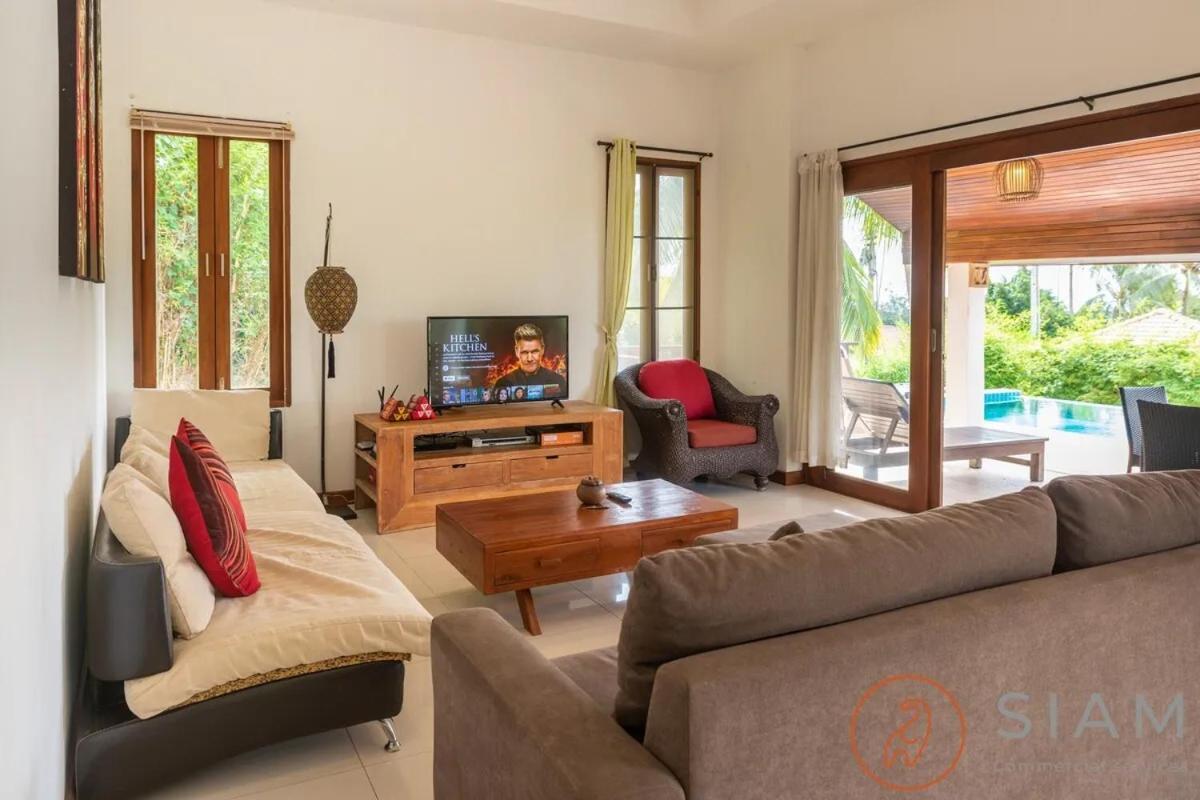 Sweet Heaven Villa 2Br Private Pool & Jungle View لكوه ساموي المظهر الخارجي الصورة